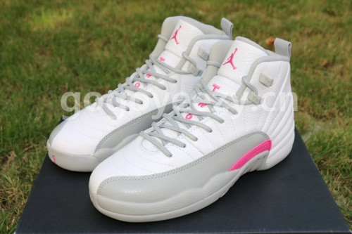 Authentic Air Jordan 12 GS “Vivid Pink”