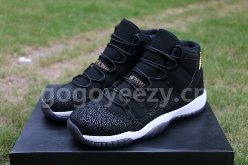 Authentic Air Jordan 11 PRM “Heiress” Black