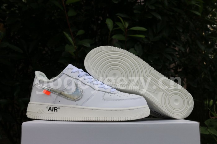 Authentic 2018 Off White x Moma Air Force 1 One Low White