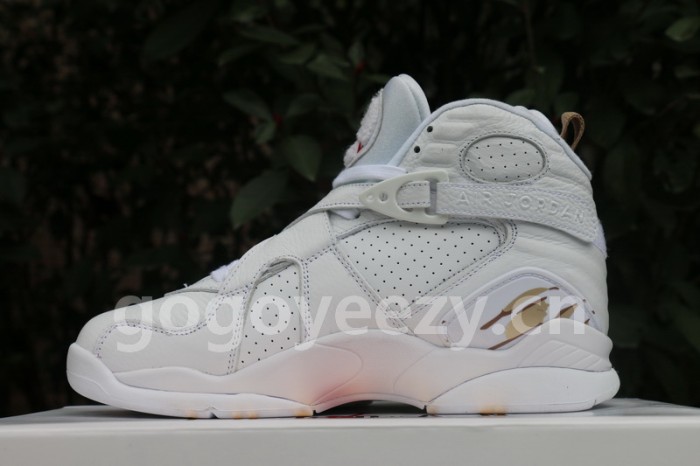 Authentic Air Jordan 8 OVO White