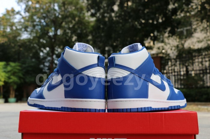 Authentic Nike Dunk Hi Blue White