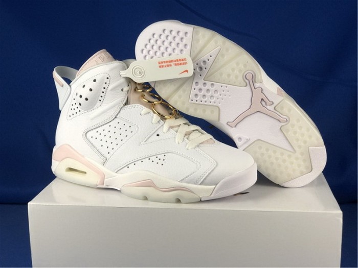 Authentic Air Jordan 6 WMNS “Gold Hoops”