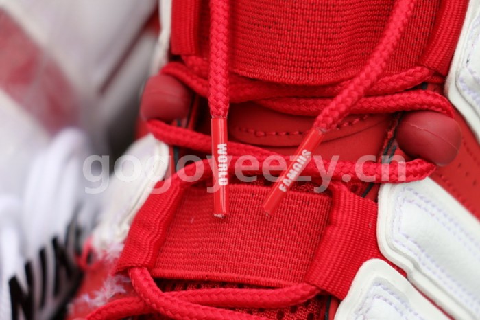 Authentic Supreme x Nike Air More Uptempo Red