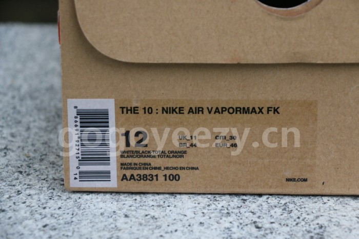 Authentic Off white x Air Vapormax White