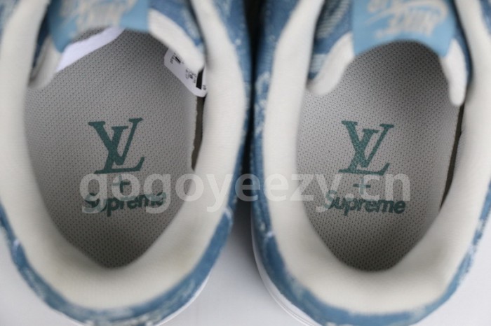 Authentic Louis vuitton x Supreme x Nike Air Force 1 “Denim”