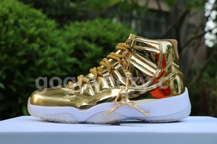 Authentic Air Jordan 11 PRM Gold