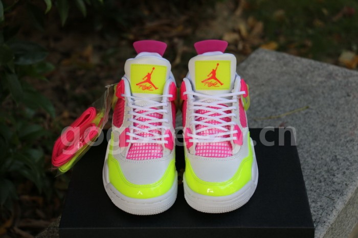 Authentic Air Jordan 4 GS “Lemon Venom”