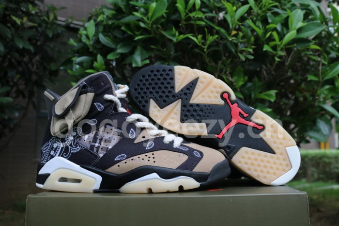 Authentic Travis Scott x Air Jordan 6 Custom made