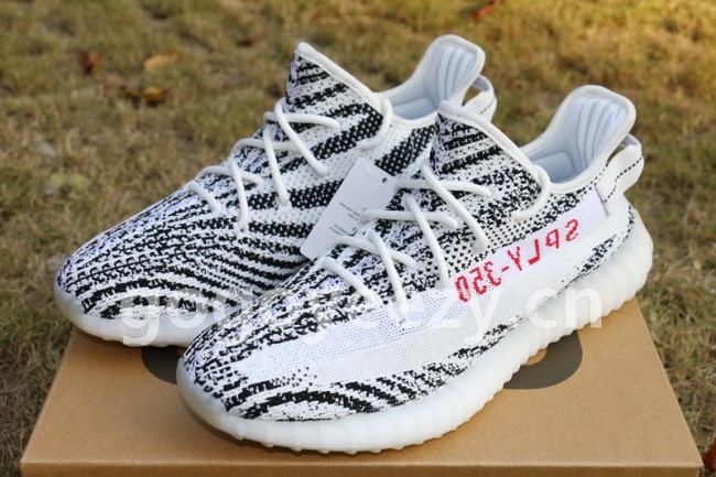 Authentic AD Yeezy 350 Boost V2 Zebra