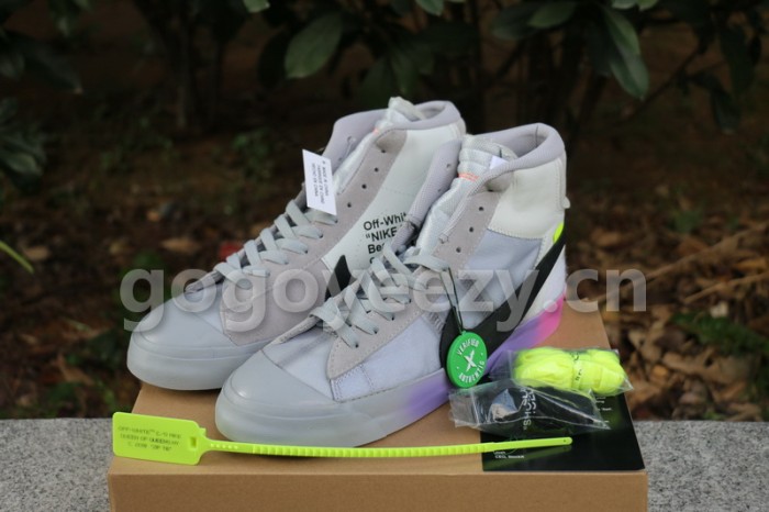 Authentic OFF-WHITE x Nike Blazer Studio Mid