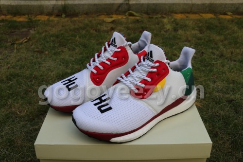 Authentic Pharrell Williams x AD Solar Hu Glide White