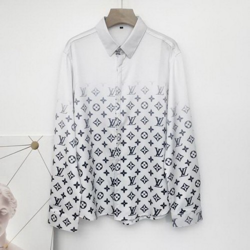 LV long sleeve shirt men-010(M-XXL)