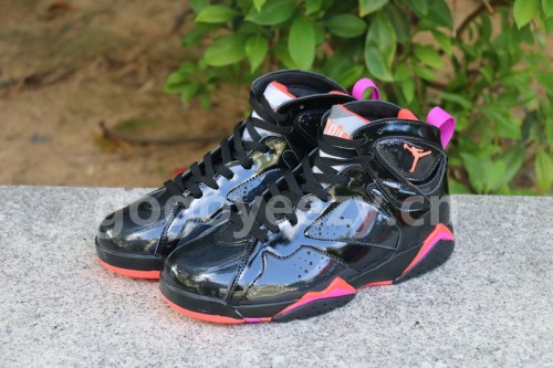 Authentic Air Jordan 7 WMNS “Black Patent Leather”