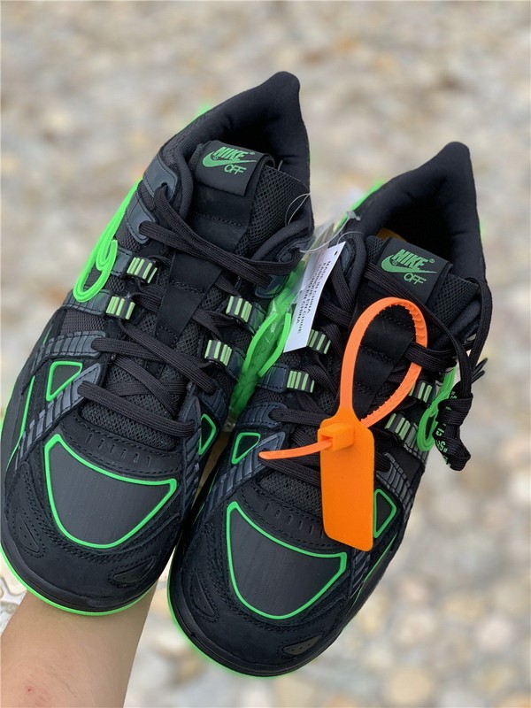 Authentic OFF-WHITE x Nike Air Rubber Dunk “Green Strike”