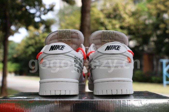 Authentic OFF-WHITE x Nike Dunk Low White