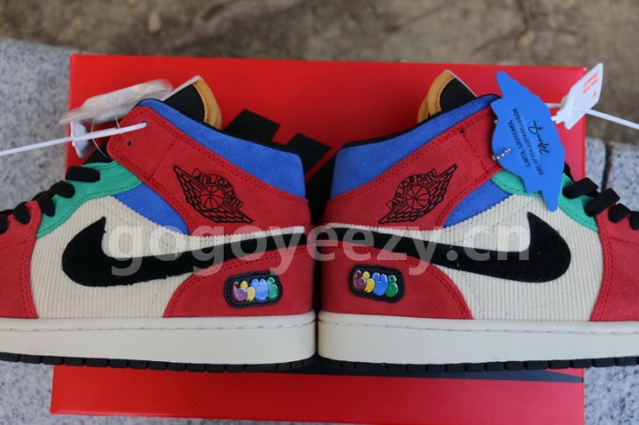 Authentic Blue The Great x Air Jordan 1 Mid “Fearless”