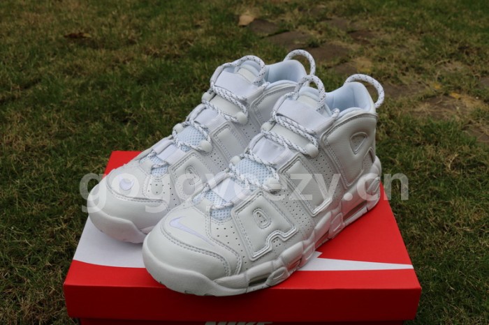Authentic Nike Air More Uptempo Tripe White