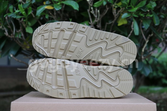 Authentic OFF-WHITE x Nike Air Max 90 “Desert Ore” Kids Shoes