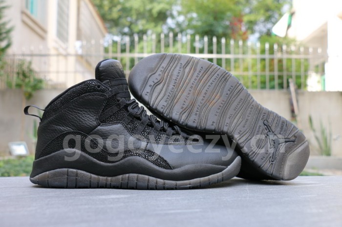 Authentic Air Jordan 10 “OVO” Black