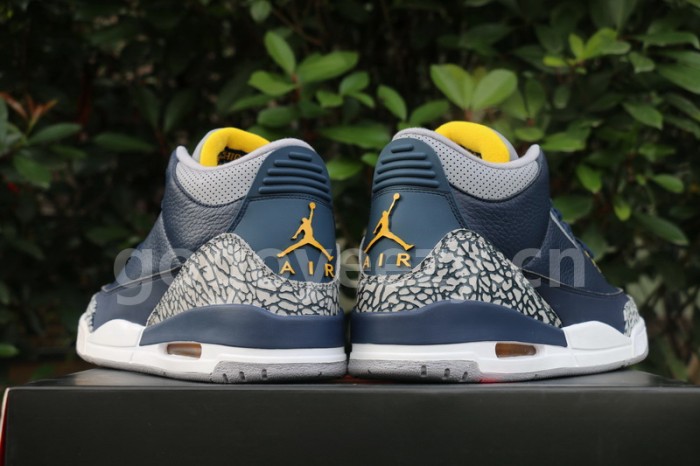Authentic Air Jordan 3 Michigan