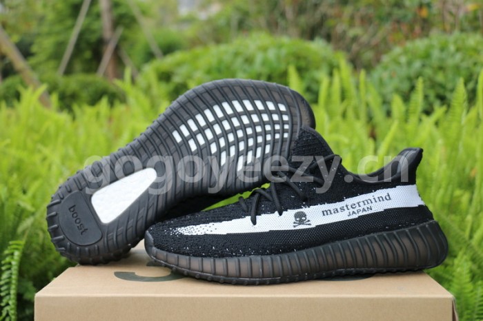 Authentic Yeezy 350 Boost V2 Black White X Japan