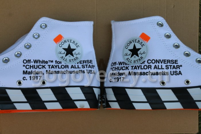 Authentic OFF-WHITE x Converse 2.0 White