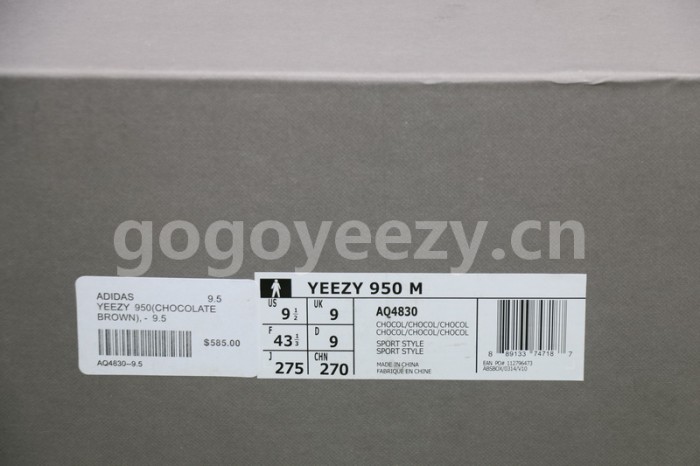 Authentic AD Yeezy 950 Boot “Chocolate”