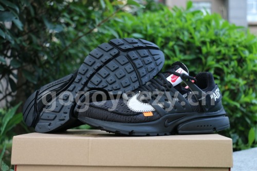 Authentic OFF-WHITE x Nike Air Presto Black GS