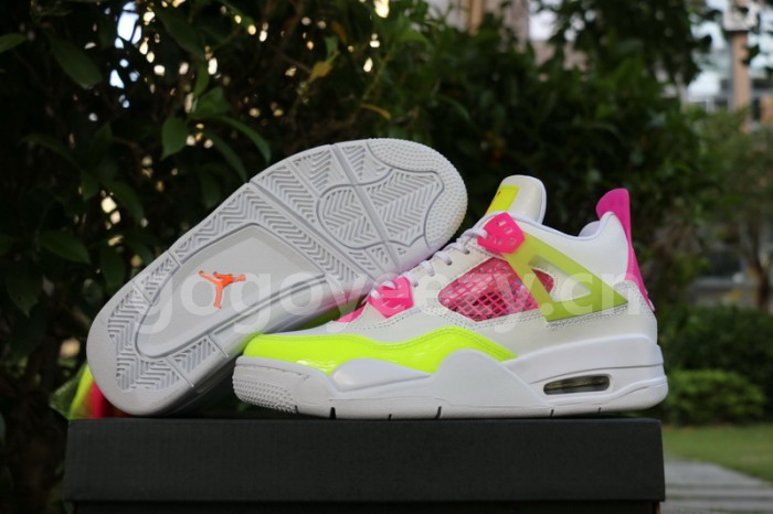 Authentic Air Jordan 4 GS “Lemon Venom”