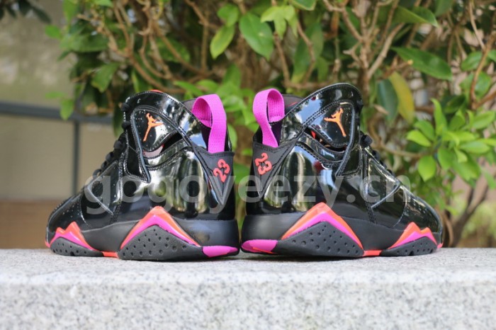 Authentic Air Jordan 7 WMNS “Black Patent Leather”