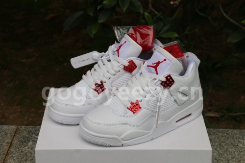 Authentic Air Jordan 4 “Red Metallic”
