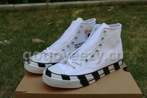 Authentic OFF-WHITE x Converse 2.0 White