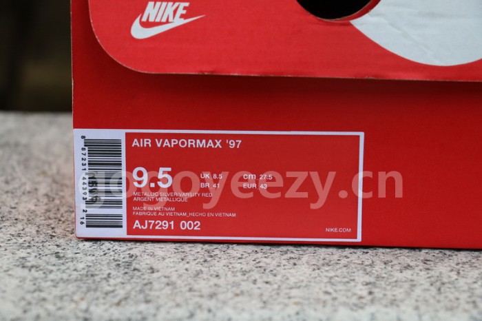 Authentic Nike Air VaporMax 97 Silver