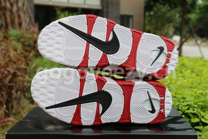 Authentic Supreme x Nike Air More Uptempo Red