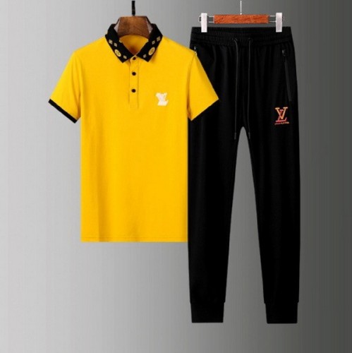LV short sleeve men suit-018(M-XXXL)