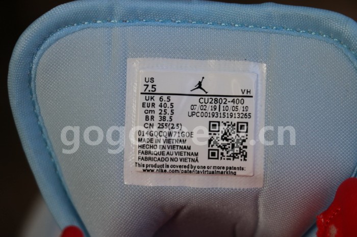 Authentic Air Jordan 1 Mid Half Blue