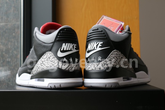 Authentic Air Jordan 3'88 Retro “Black Cement”