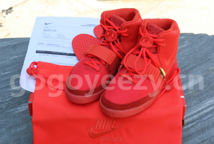 Authentic Air Yeezy 2 Red October(with receipt)