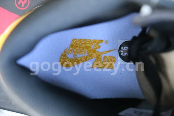 Authentic Air Jordan 1 Yellow Toe