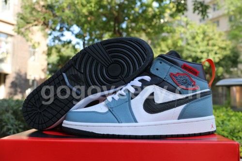 Authentic Facetasm x Air Jordan 1 Mid “Fearless” GS