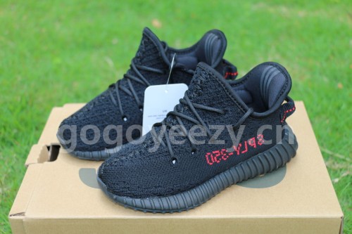 Authentic Yeezy 350 Boost Infant “Black Red”