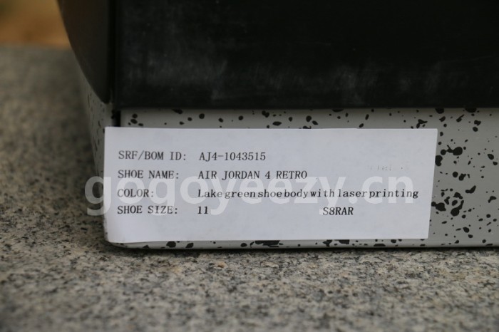 Authentic Air Jordan 4 Green Laser