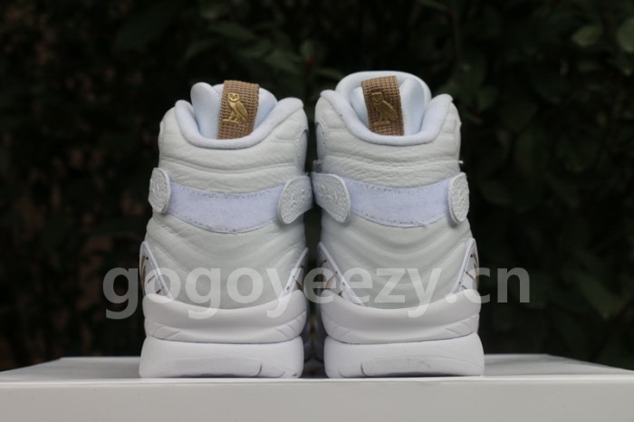 Authentic Air Jordan 8 OVO White
