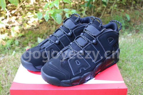 Authentic Nike Air More Uptempo Tripe Black