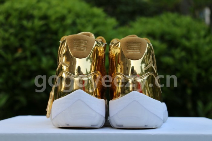 Authentic Air Jordan 11 PRM Gold