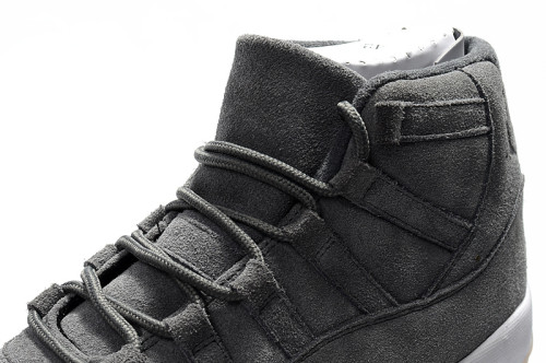 Perfect Air Jordan 11 Grey Suede
