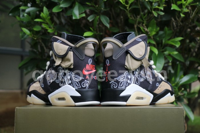Authentic Travis Scott x Air Jordan 6 Custom made