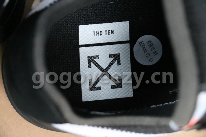 Authentic OFF-WHITE x Nike Air Force 1 Low Black