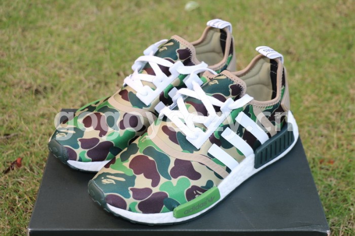 Authentic BAPE x AD NMD Olive