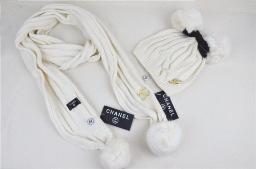 CHAL Wool Cap Scarf AAA-010